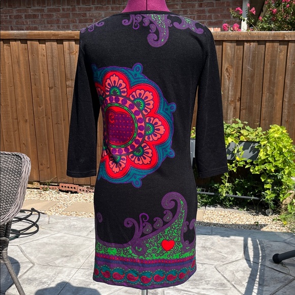 Colorful Patterned Dress - Picture 3 of 5